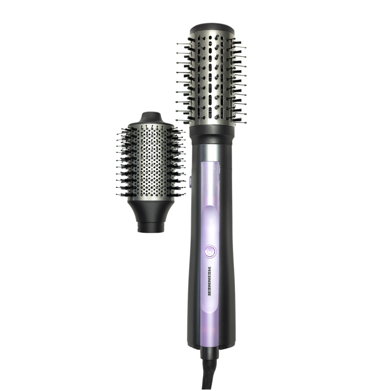 Hot air brush 1200W gray/purple, HAB-Y12DC-GY2 HEINNER