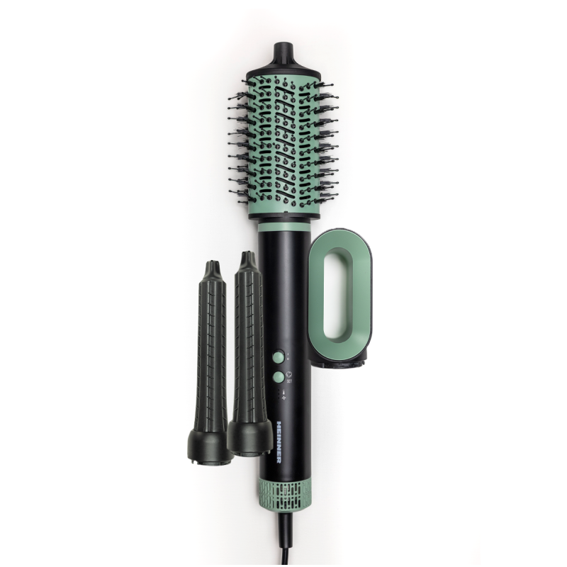 Air styler 1500W, black/green, HAS-R15BLDC-BK4 HEINNER