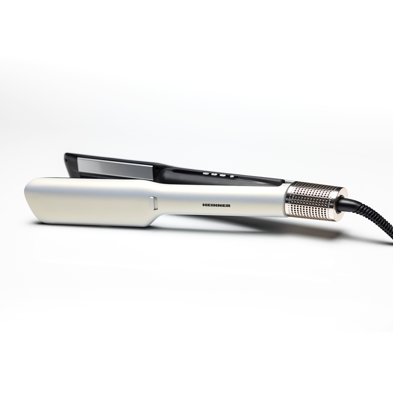 Hair straightener/dryer 2in1 100-230C, white, HHS-Y2IN1BLDC-WH HEINNER