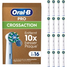 Oral-B Oral-B Pro CrossAction Brush Heads 16 Pack Frustration-Free Packaging