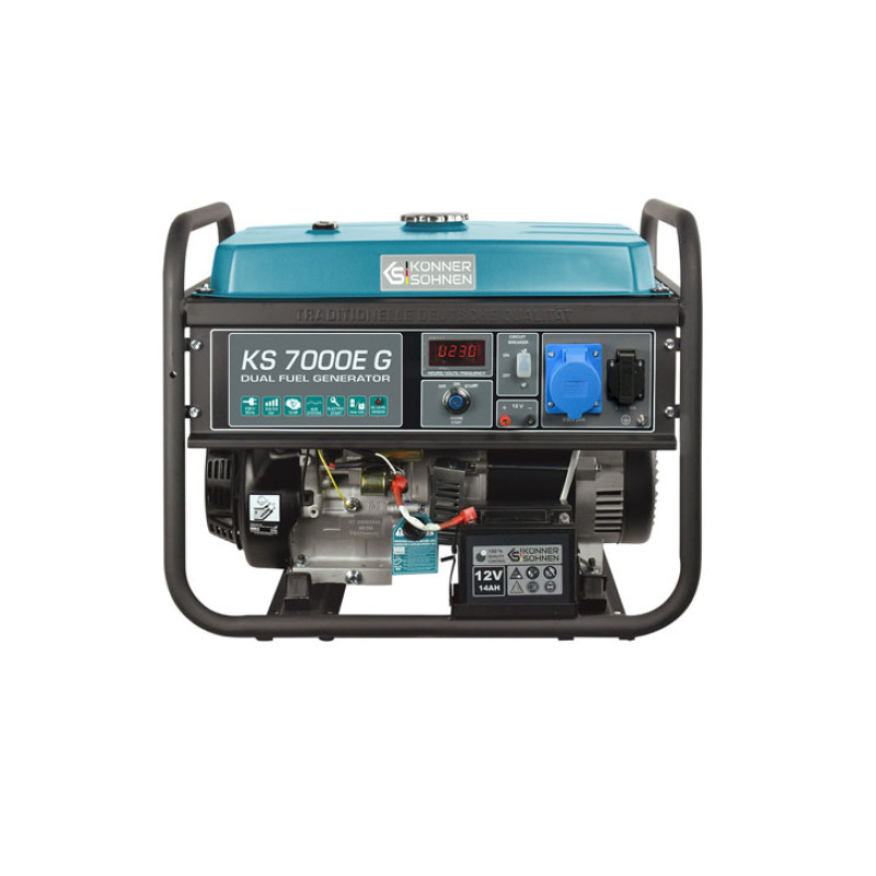 LPG/Gasoline generator 5500W, KS 7000E G, KÖNNER & SÖHNEN