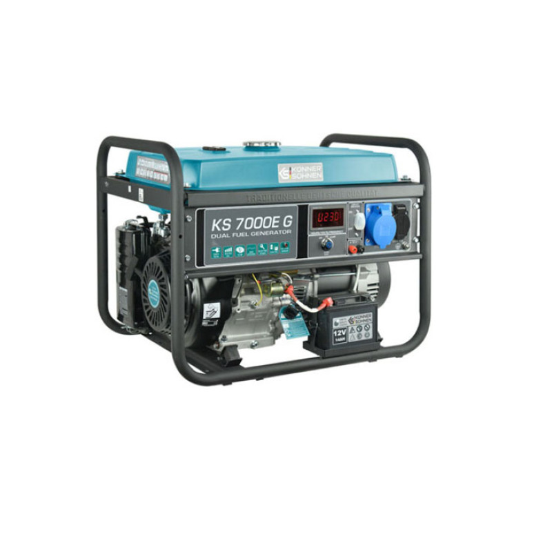 LPG/Gasoline generator 5500W, KS 7000E G, KÖNNER & SÖHNEN