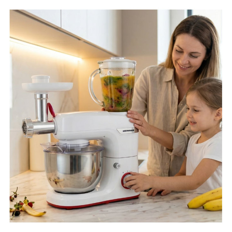 Food processor 1000W, 5.5L HPM-1000WH HEINNER