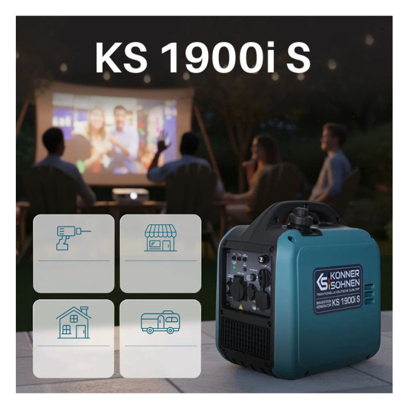 Inverter generator 2000W KS 1900i S KONNER & SOHNEN