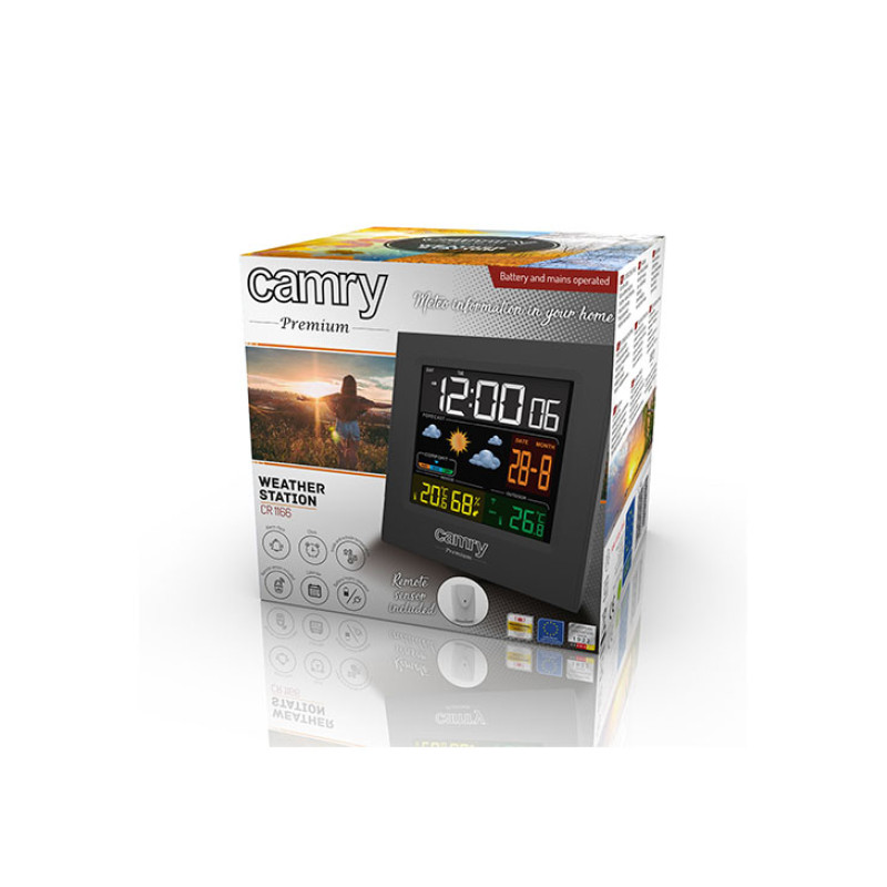 Camry | Weather station | CR 1166 | Black
