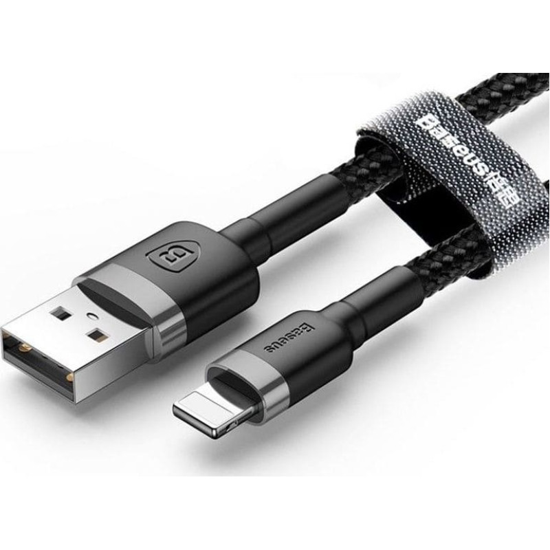 Baseus USB cable Baseus USB-A - Lightning 2 m Black-gray (695315627500)