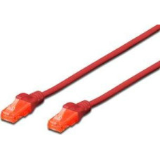 Digitus Cable Digitus patch-cord UTP, CAT.5E, rot, 1.5 m, 15 LGW