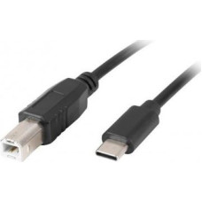 Lanberg USB cable Lanberg USB-C - USB-B 1.8 m Black (CA-USBA-13CC-0018-BK)