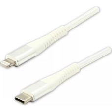 Logo USB cable Logo USB-C - Lightning 2 m White