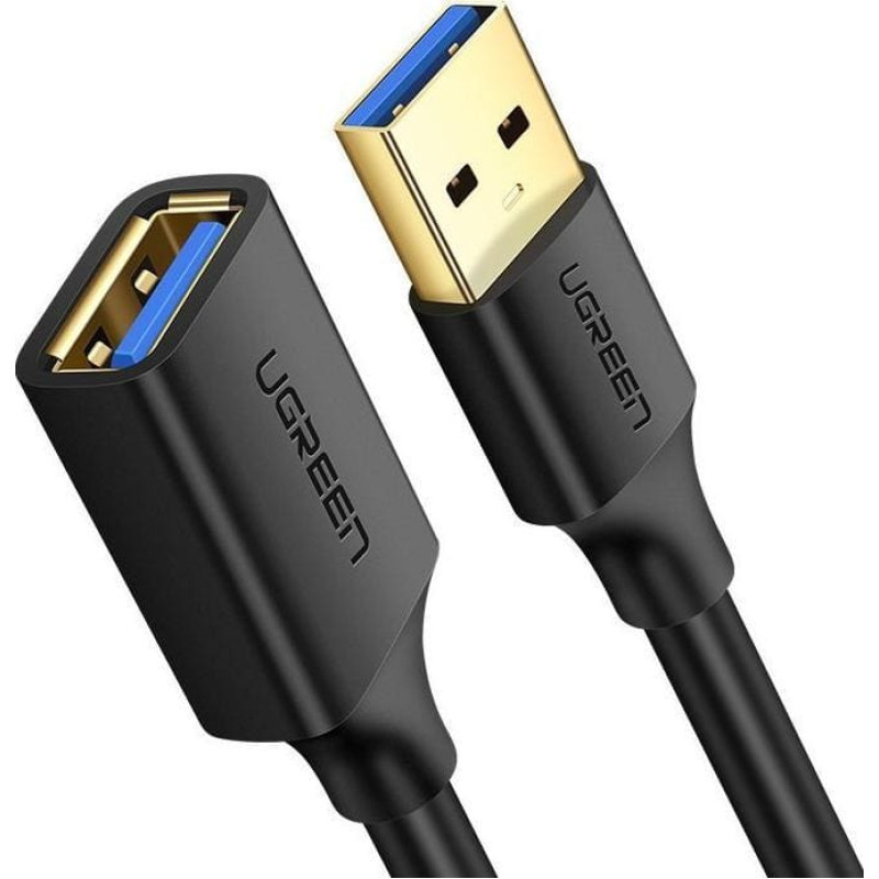 Ugreen USB cable Ugreen USB-A - USB-A 1.5 m Black (6957303831265)