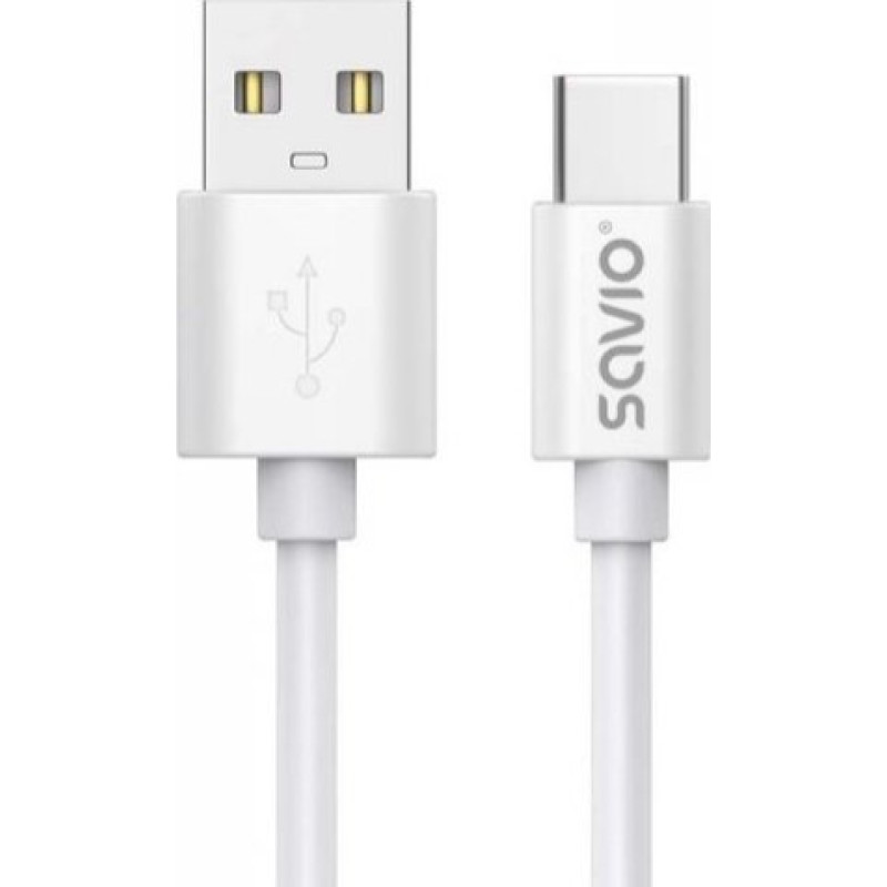 Savio USB cable Savio USB-A - USB-C 3 m White (SAVKABELCL-168)