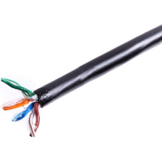 Digitus Electronic installation cable external gelled DIGITUS cat.5e, U/UTP, Fca, wire, AWG24/1, PE, 100m, black