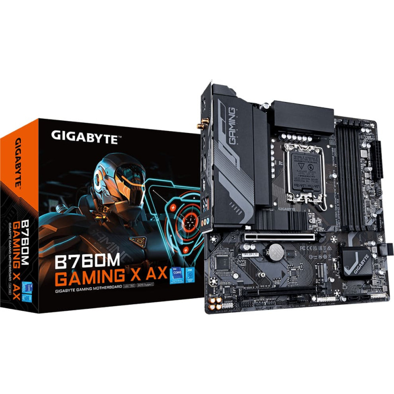 Gigabyte B760M GAMING X AX - Socket 1700 - motherboard
