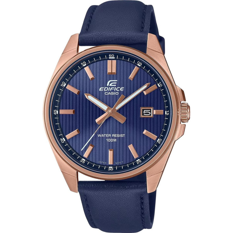 Edifice Zegarek sportowy EDIFICE Casio Edifice EFV-150CL-2AVUEF100m niebieski