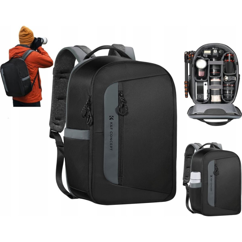 KF Plecak Kf Plecak Fotograficzny Foto na Aparat Lustrzankę DSLR Kamerę Drona / 22L / K&F / KF13.158