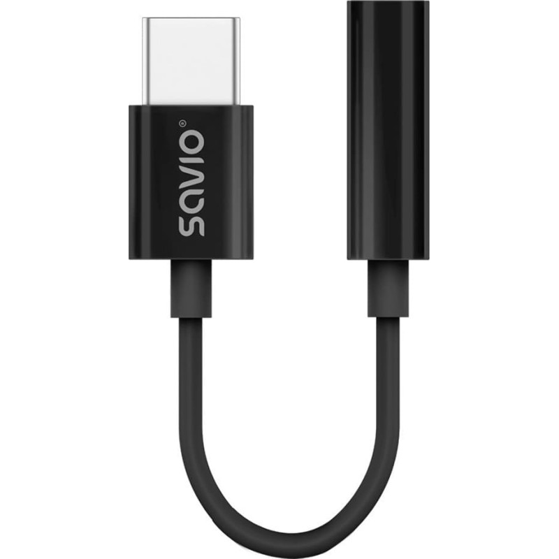 Savio Adapter USB Savio Adapter audio - USB-C Jack 3,5mm. AK-74