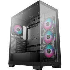Deepcool Case|DEEPCOOL|CG580 4F|MidiTower|Case product features Transparent panel|Not included|ATX|MicroATX|MiniITX|Colour Black|R-CG580-BKADA4-G-1