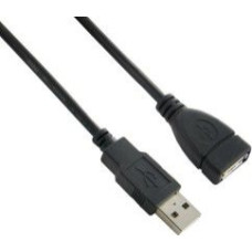 Lanberg USB cable Lanberg USB-A - USB-A 3 m Black (CA-USBE-10CC-0030-BK)