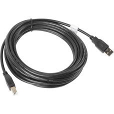 Lanberg USB cable Lanberg USB-A - 5 m Black (CA-USBA-10CC-0050-BK)