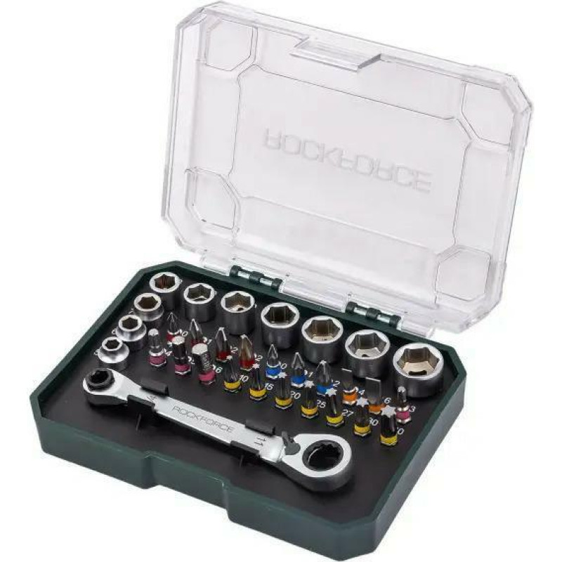 Rockforce ZESTAW BIT&Oacute;W I NASADEK 31el. 1/4"