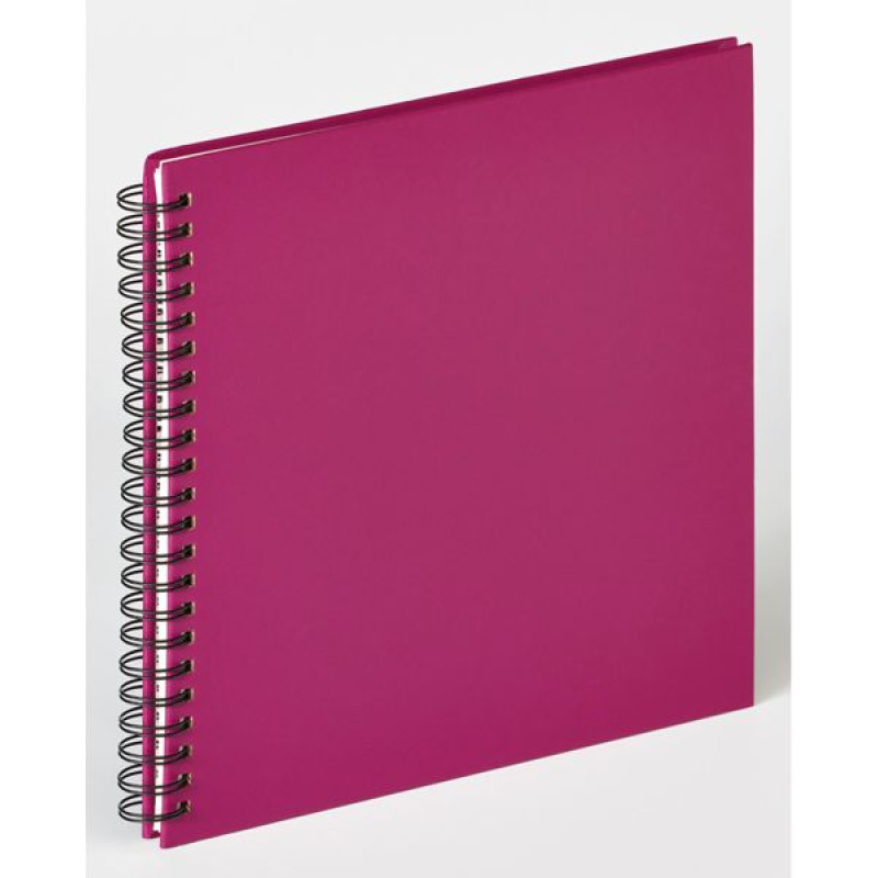 Walther Fun purple 30x30 50 white Pages Spiral SA310Y