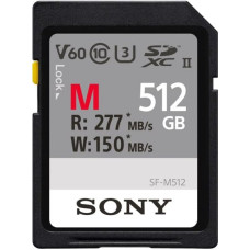 Sony SDXC M series         512GB UHS-II Class 10 U3 V60