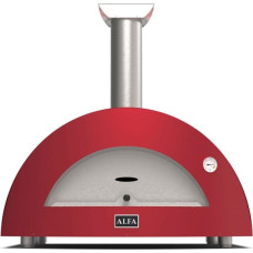 Alfa Forni Moderno 3 Pizze Wood red