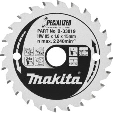 Makita B-33819 SPECIALIZED Saw Blade 85x15x24Z