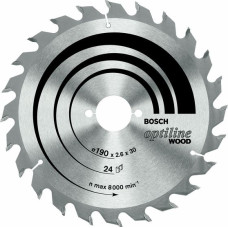 Bosch OPTIILINE CIRCULAR SAW FOR WOOD 190X2,6X30X60T