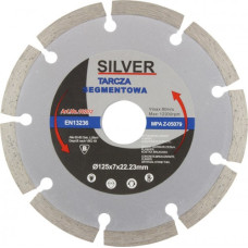 Silver TARCZA DIAMENTOWA SEGMENTOWA  125 x 22,2 x 7mm