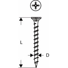 Bosch WOOD TAPING TAPES 3,9X25M 1000SZTM