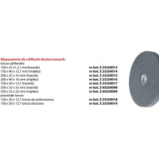 Proma TARCZA SZLIFIERSKA 150x25x12,7mm TWARDA