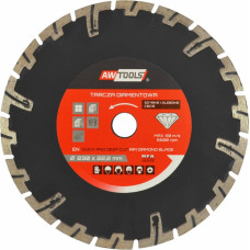 Awtools AW SEGMENTED RIM DEEP CUT DIAMOND SAW BLADE 125 x 22.2mm