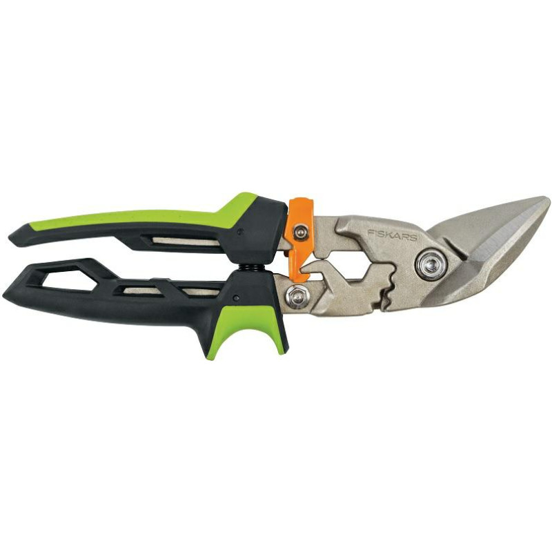 Fiskars NOŻYCE DO CIĘCIA BLACHY WYGIĘTE PRAWE POWERGEAR