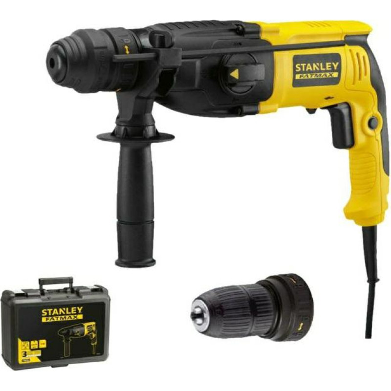 Stanley ST MŁOTOWIERTARKA SDS+  800W 2,4J WYMIENNY UCHWYT SFMEH210K