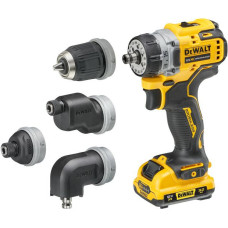 Dewalt WIERTARKO-WKRĘTARKA 12V 2x3,0Ah WYMIENNE GŁOWICE DCD703L2T