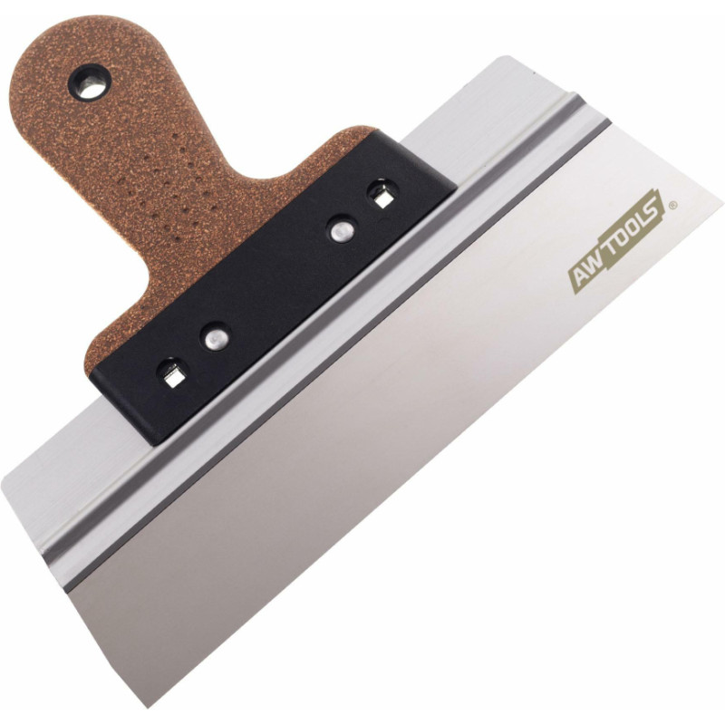 Awtools AW STAINLESS STEEL FACADE TAPING KNIFE  300/60mm/ CORK HANDLE