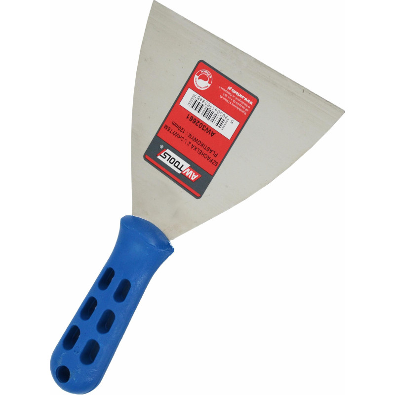 Awtools AW STAINLESS STEEL PLASTERING PUTTY KNIFE 80mm/ PVC HANDLE