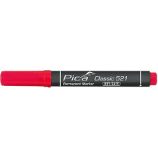 Pica-Marker Pica Permanentmarker 2-6mm, Wedge Tip, red