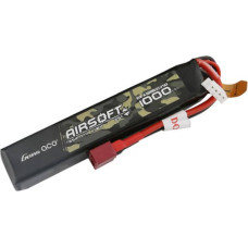 Gens Ace 25C 1000mAh 3S1P 11.1V Airsoft Gun Lipo Battery with T Plug