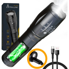 Extralink EFL-1031 Odin | LED Flashlight | rechargeable battery, 10W, 400lm