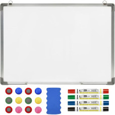 Extralink White dry-erase magnetic board 150 x 100 cm + accessories