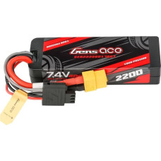 Gens Ace Lipo Gens ace G-Tech 2200mAh 7.4V 2S1P 60C GRP-76 Hardcase Battery with XT60 Plug