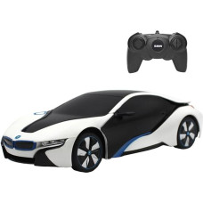 Rastar R/C 1:24 BMW i8 remote controlled car- UV-sensitive (white and yellow)