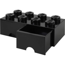 Room Copenhagen LEGO Brick Drawer 8 black - RC40061733