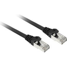 Sharkoon patch network cable SFTP, RJ-45, with Cat.7a raw cable (black, 3 meters)