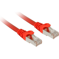 Sharkoon patch network cable SFTP, RJ-45, with Cat.7a raw cable (red, 7.5 meters)