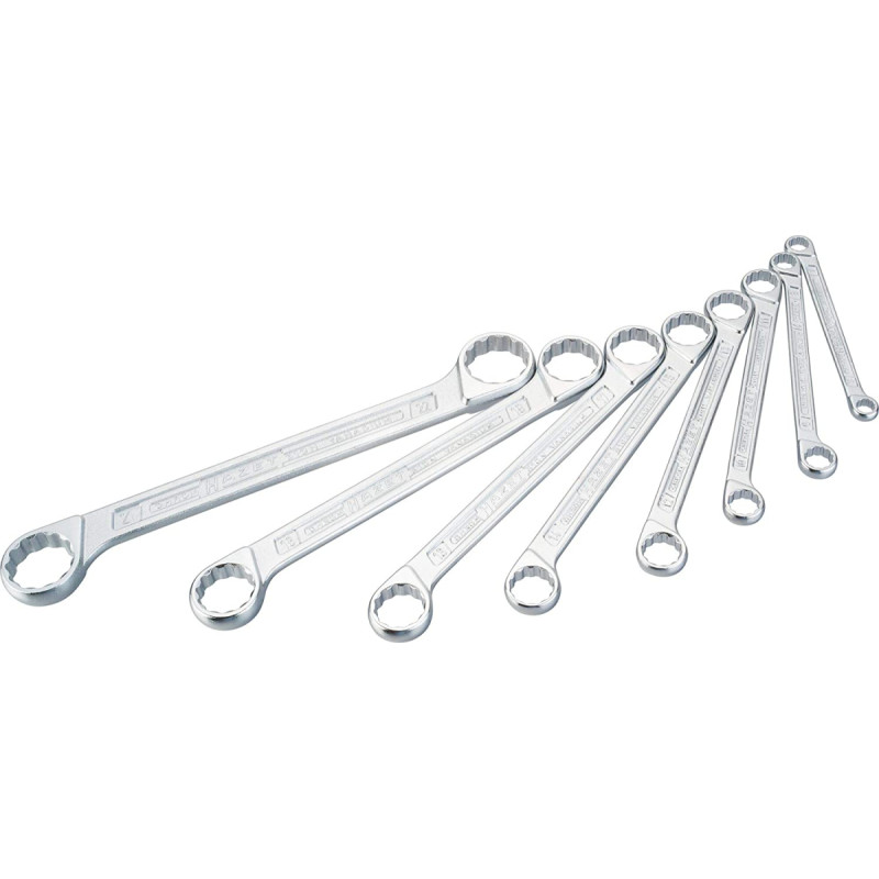 Hazet double ring spanner set 610N / 8, 8 pieces, wrench