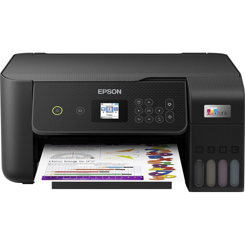 Epson EcoTank ET-2856, multifunction printer (white, scan, copy, USB, WLAN)