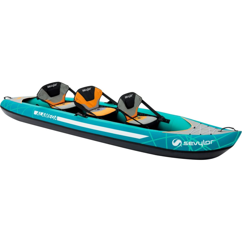 Sevylor Alameda kayak, inflatable boat (green/grey, 375 x 93cm)